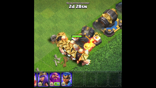 All Cannon Vs Giants | Clash Of Clans #shorts #short #shortvideo #shortsvideo #viral #clash