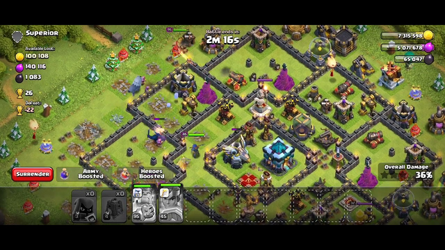 clash of clans base layout and game play