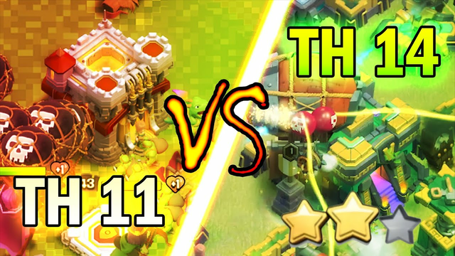CWL Mismatch? 2 Star TH14s With TH11 Baby Dragons | Clash of Clans