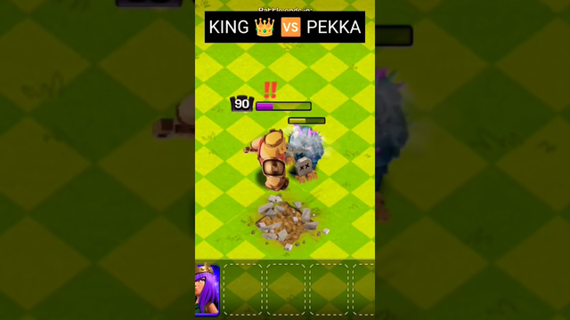barbarian king vs pekka on clash of clans