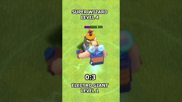 Super Wizard Tower VS Electro Giant | Clash of Clans #clashofclans #coc #shorts