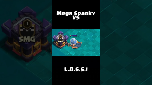 LASSI VS MEGA SPARKY - CLASH OF CLANS (COC) SUPERCELL #cocshorts #clashofclans #shorts