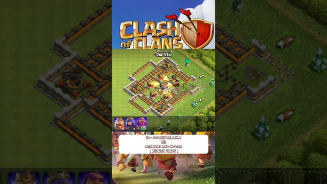 clash of clans Cookie P.E.K.K.A Vs Cannons and X-Bow #shorts #clashofclans #viral #coc