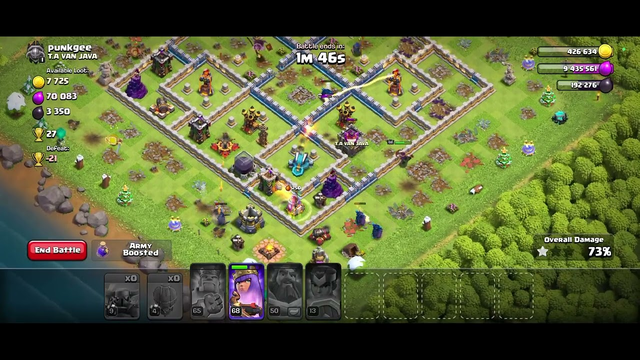 full pekka attack (clash of clans played by lucky jinu)