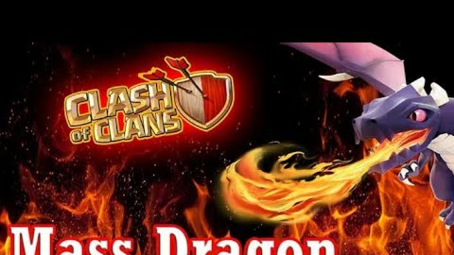 Mass Dragons Attack Strategy Clash of Clans || PR GAME #clashofclans