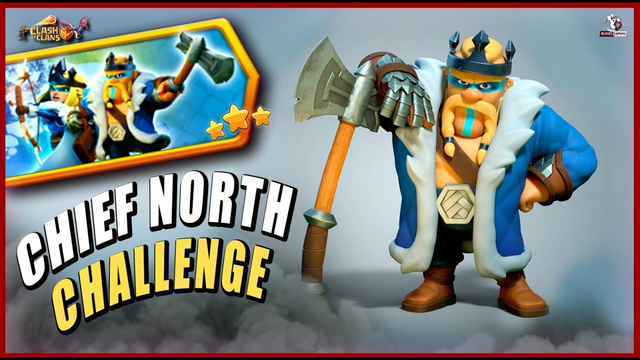 Easily 3 Star Chief of the North Challenge (Clash of Clan) | Live COC Event Attack & Goldpass skin