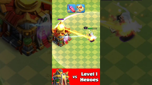 Level 1 Heroes with Max Abilities are Broken!? (Clash of Clans) #coc #clashofclans