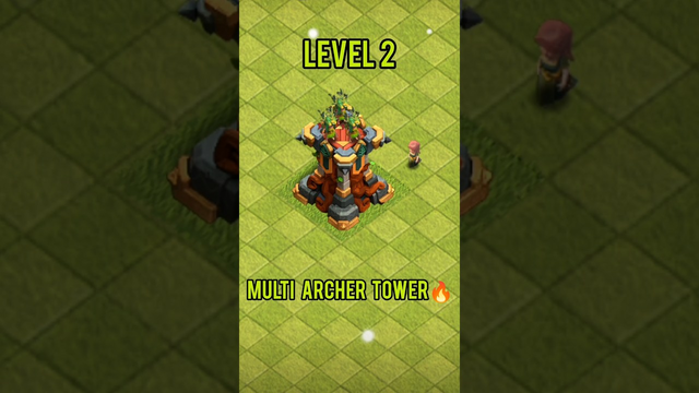 All level ARCHER TOWER #coc #clashofclans #shorts