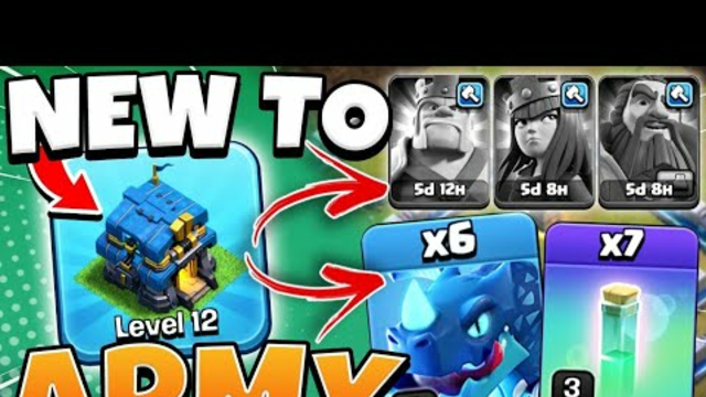 TH12 Electro Dragon or Loon Attack Strategy for Classic (Clash of Clans),