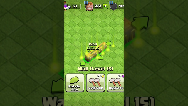 Upgrading Walls Level 1 to Max|Clash of clans