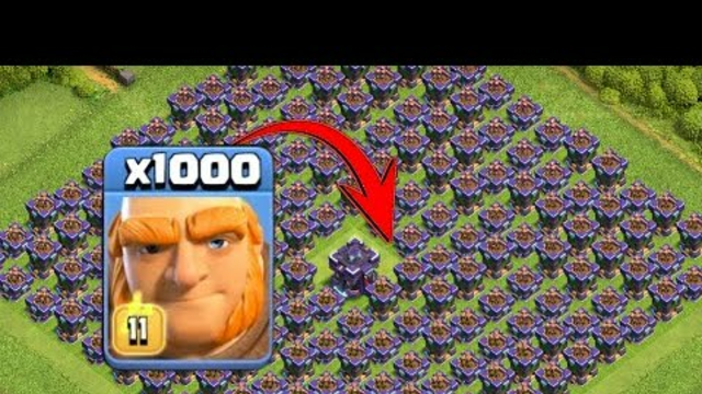 Mythbusting max giant vs archer tower clash of clans