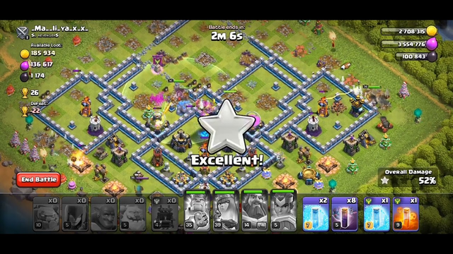 GOBOWIBATS ATTAKS EASY 3STAR  IN CLASH OF CLANS