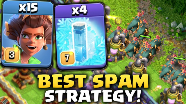 MASS ROOT RIDER is EASY & Powerful | Best Spam  Attack Strategy Clash of Clans TH16