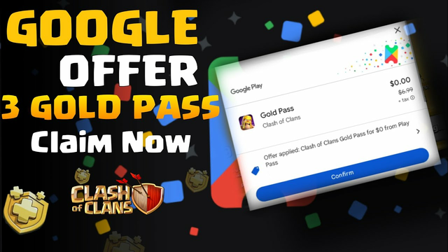 Google Play Pass Offer 3 Month Gold Pass For Free Explained! (Clash of Clans)