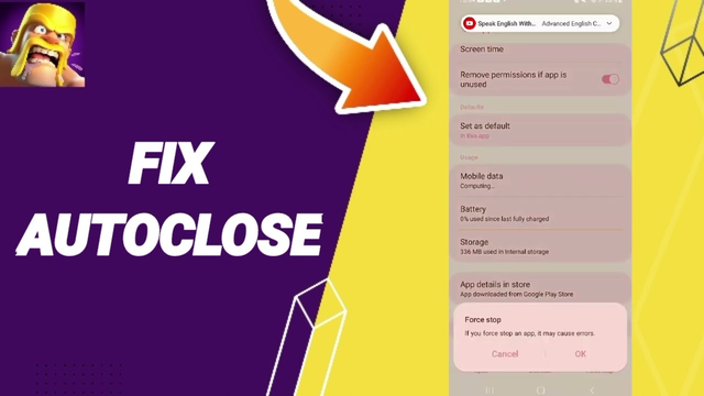 How To Fix Autoclose On Clash of Clans App 2024
