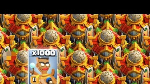 Ultimated Defense Max Vs 1000 Ram Rider Max Levels  | Clash of clans | Coc Games