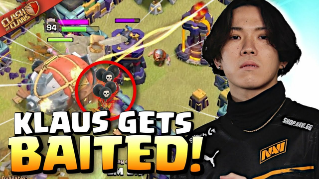 KLAUS gets BAITED but his RECOVERY is LEGENDARY! Clash of Clans