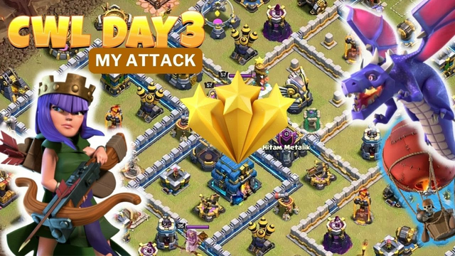 How I got 3 stars in Cwl day 3 January 2024 season (clash of clans)