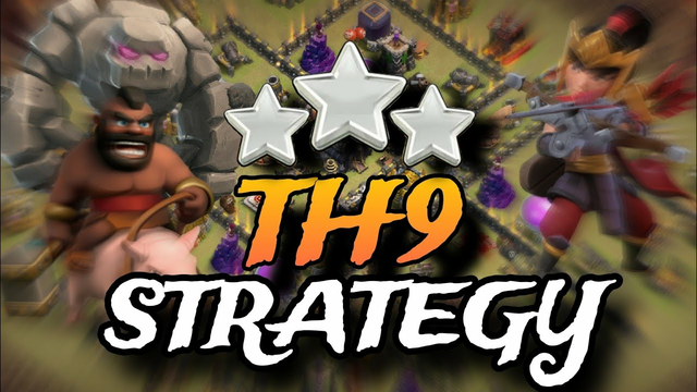 EASY TH9 ATTACK STRATEGY FOR CLAN WAR 2024 (GOHO) CLASH OF CLANS