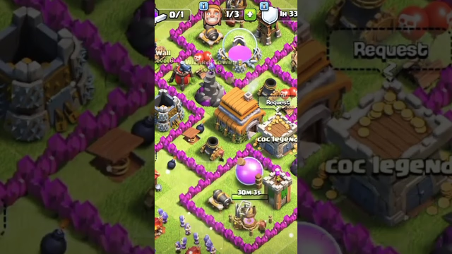 Defensive and attacking base for town hall 6.#Clash of clans