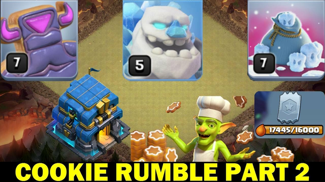 Clash of Clans Cookie Rumble Part 2 ! Cookie + Bag of Frostmites 3 Star Attack Strategy.