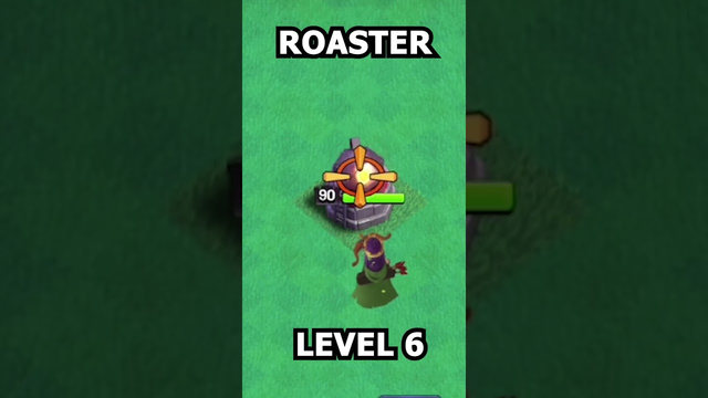 Roaster Every Level VS Archer Queen | Clash of Clans #clashofclans #coc #shorts