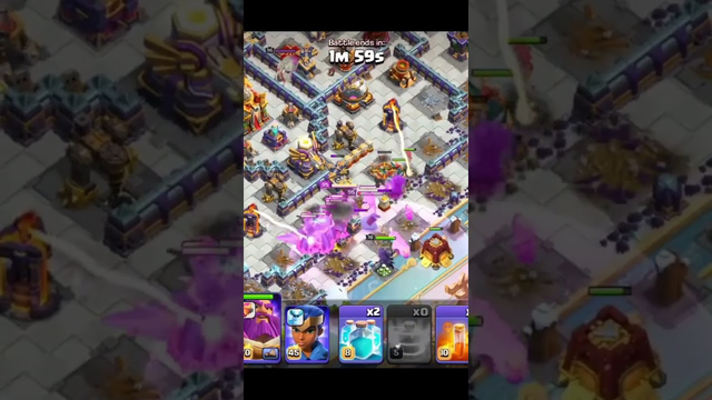 TOWNHALL16 Root Rider & Valkyrie With Recall Spell !!! #clashofclans #supercell #cwl #coc #shorts