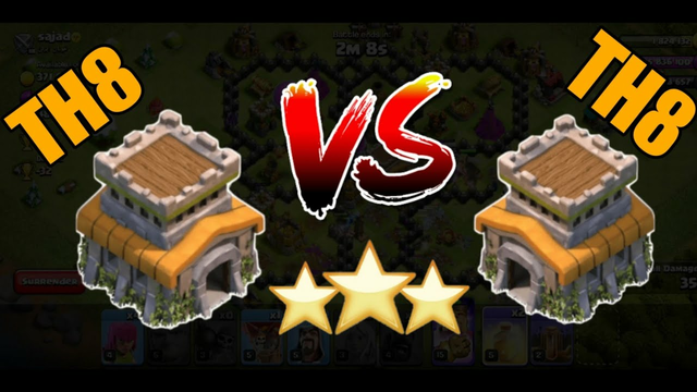 TH 8 Loot Attack Strategy WITHOUT Clan Castle Troops (Clash of Clans) | 3 Stars Like A Pro