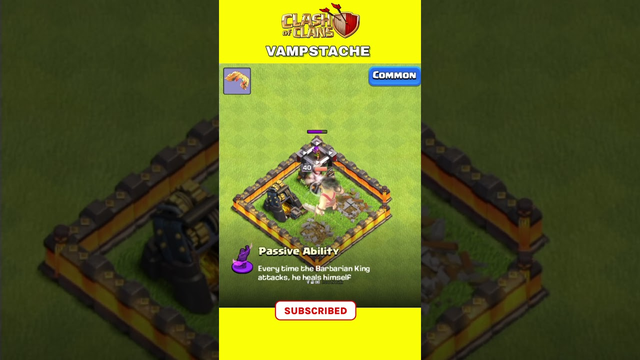 Barbarian King New Ability Clash of clans #vampstache #android #clashofclans #coc #clashbeing #gamin