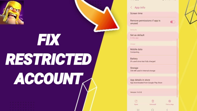 How to Fix Restricted Account On Clash Of Clans App 2024