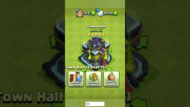Upgrades To Twonhall 1st To Townhall 15 | Clash Of Clans #trending #love #youtube #viral #vlog