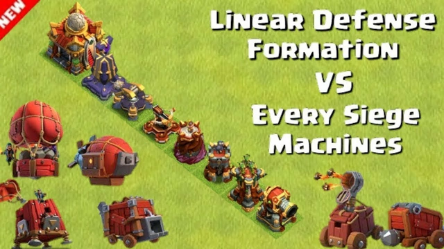 Town hall 16 vs Max Siege Machines - Clash Of Clans
