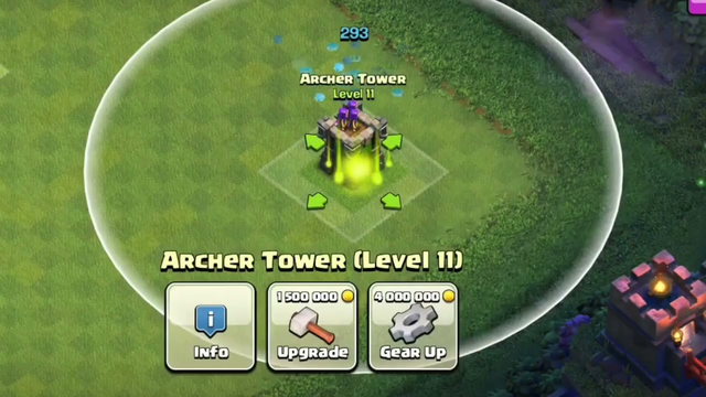 Max level Archer tower upgrade # clash of clans # gameplay # # Archer tower upgrade to level 21