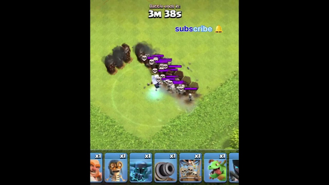 clash of clans electro Titan vs skeleton trap who will win #coc #clashofclans #shorts #short