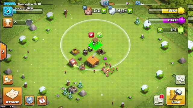 Clash Of Clans Rushed TownHall 2 To Townhall 10 (Part-1)