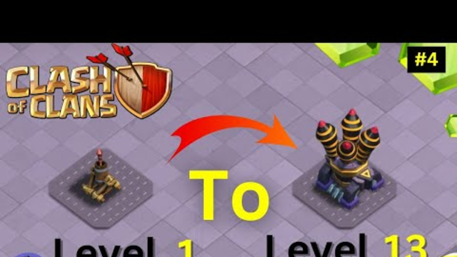 clash of clans Air Defense full upgrade level 1 to level 13//#clashofclans #coc #whatsapp