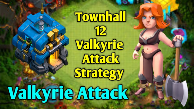 Townhall 12 Valkyrie attack strategy | clash of clans #coc #clashofclans #viral #viralvideo #yt