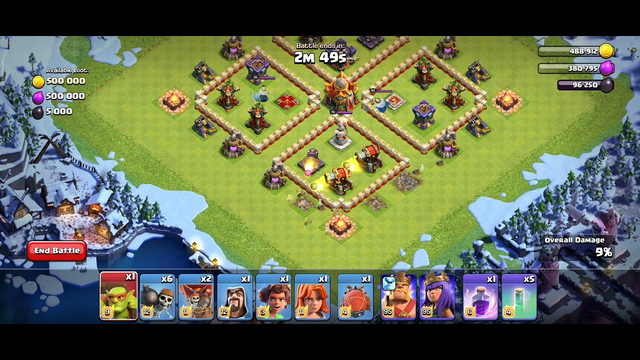 Waste Match Of Clash Of clans | Coc Match | Rush Gaming