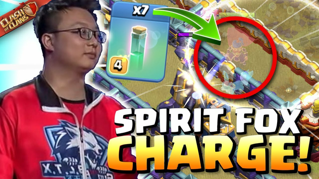 RC SPIRIT FOX charge gets INSANE VALUE with Recall Spell! Clash of Clans