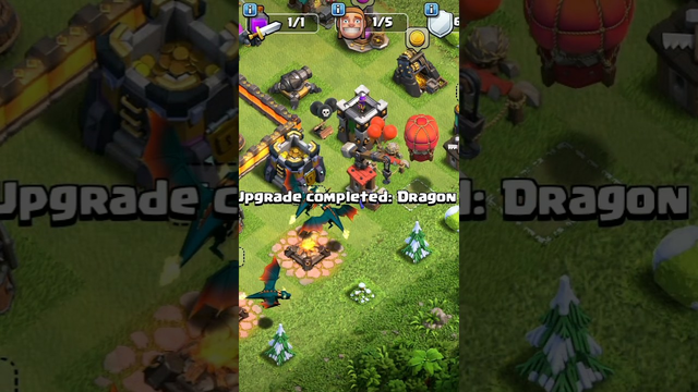 Clash of Clans Dragon update level 9 #foryou #trending