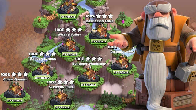2 Shot Every Base in Clan Capital (Clash of Clans Live)