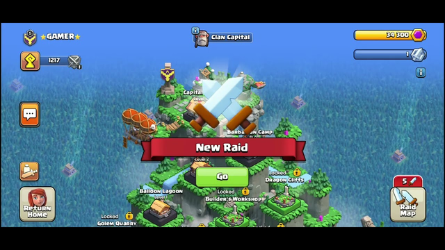 play Clash of Clans for about 18 minutes