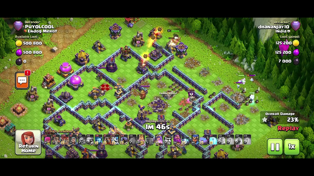 Clash Of Clans 3 Star Attack Town hall 16 in L