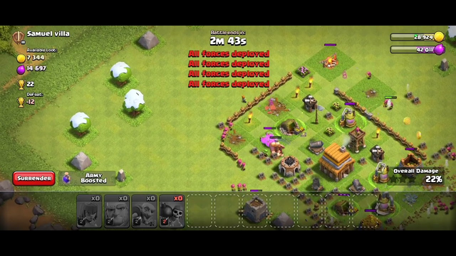 Clash of clans mission success.' Destroy 10 walls in multiplayer battles.