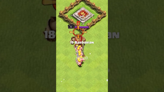 Barbarian Level 1 VS Barbarian King Level 1 | Clash of Clans #clashofclans #shorts