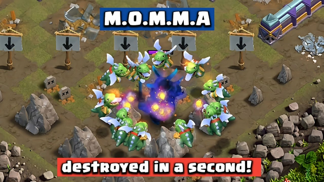 M.O.M.M.A Vs Every Max Troops & Heroes | Clash of Clans | M.O.M.M.A Speedrun!