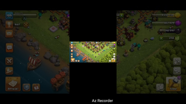 clash of clans attacking bases