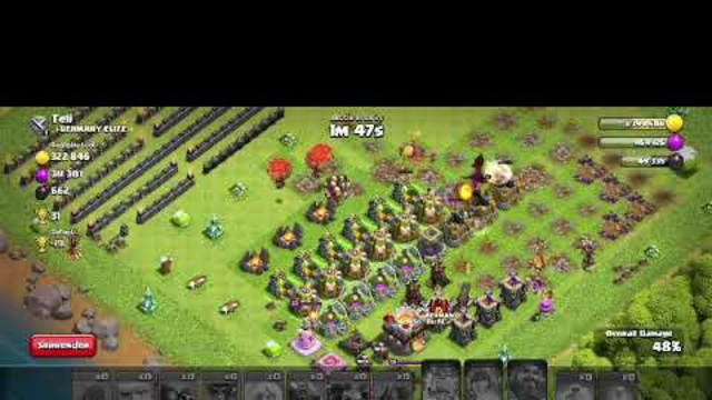 Clash of clans Big Town War Fight