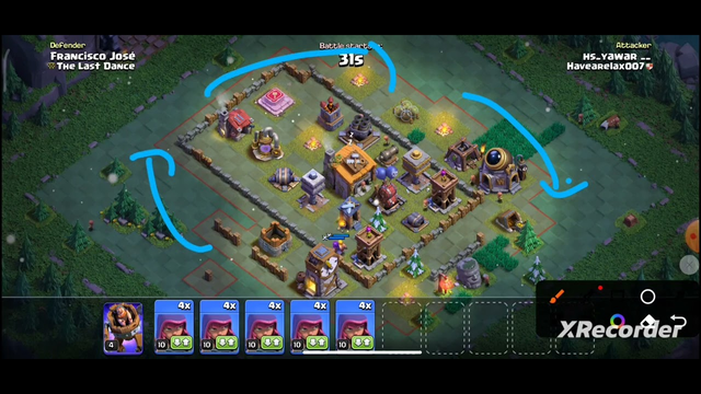 attacking at night || clash of clans||