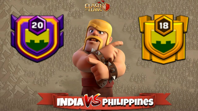 India vs Philippines Clan War (Clash of Clans)
